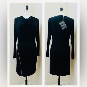 Michael Kors Black Zippy Dress - Size M